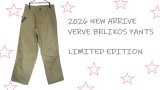 NEW ARRIVE ! 新作 2026年モデル VERVE べリコパンツ ！新登場モデル NEWカラー NEW素材 限定生産