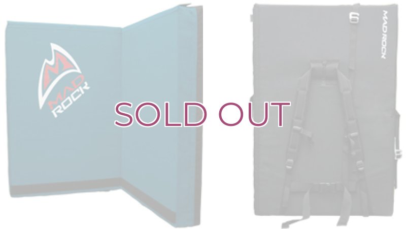 画像2: MadRock MadPad マッドパッド クラッシュ ボルダリング マット 青 (2)