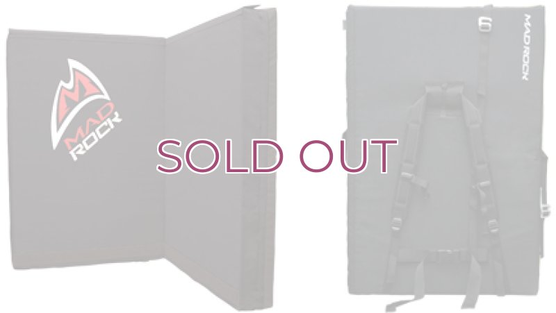 画像2: MadRock MadPad マッドロック ボルダリング マット クラッシュパッド 黒 (2)