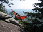 画像3: ENO DoubleNest Deluxe Hammock Red/Charcoal ダブルネスト デラックス ハンモック Red/Charcoal (3)