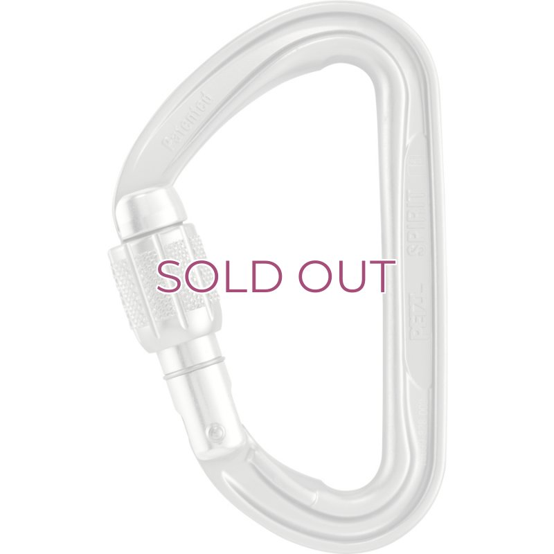 画像1: PETZL SPIRIT SCREW ROCK 3D CARABINER M53A SL  ペツル スピリット スクリューロック カラビナ (1)
