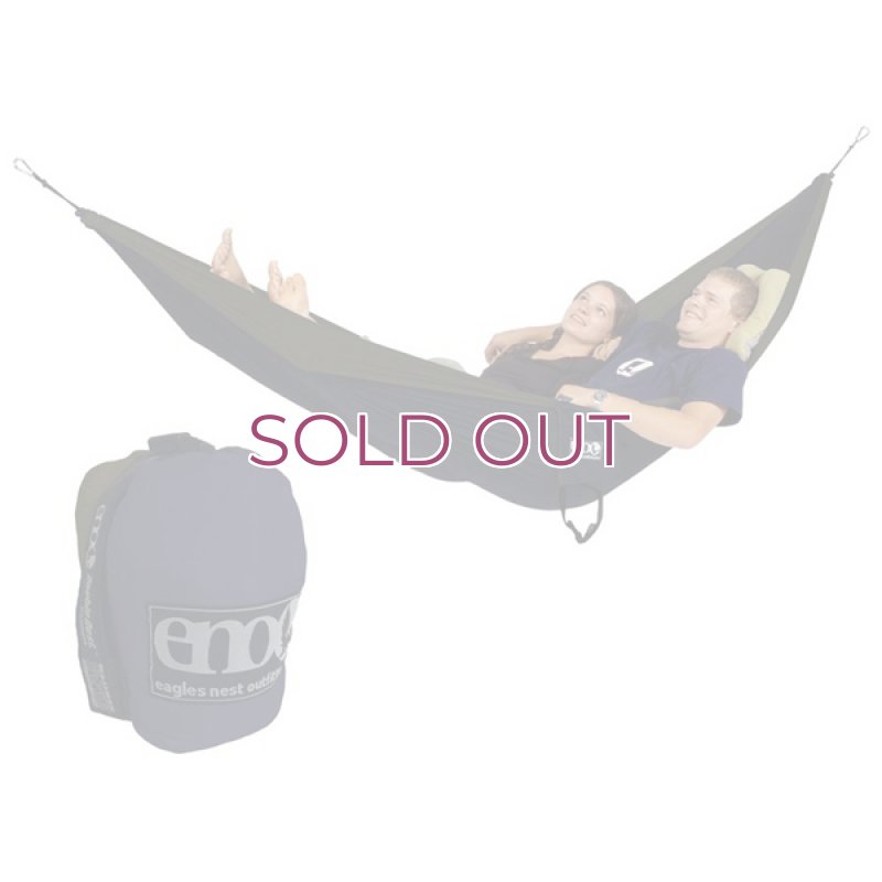 画像2: ENO Eagle Nest Outfitters DoubleNest Hammock イノー ダブルネスト ハンモック ネイビー/オリーブ (2)