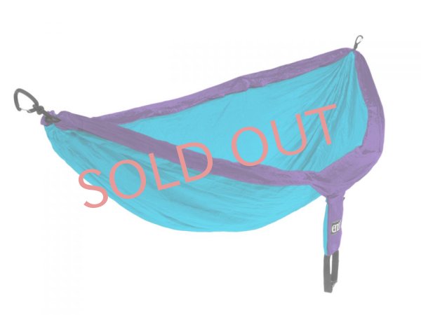 画像1: ENO Eagle Nest Outfitters DoubleNest Hammock イノー ダブルネスト ハンモック  Purple/Teal (1)