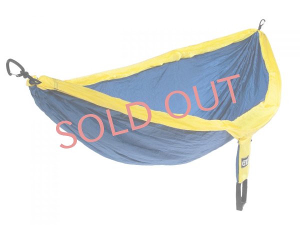 画像1: ENO Eagle Nest Outfitters DoubleNest Hammock イーノ ダブルネスト ハンモック Sapphire/Yellow (1)