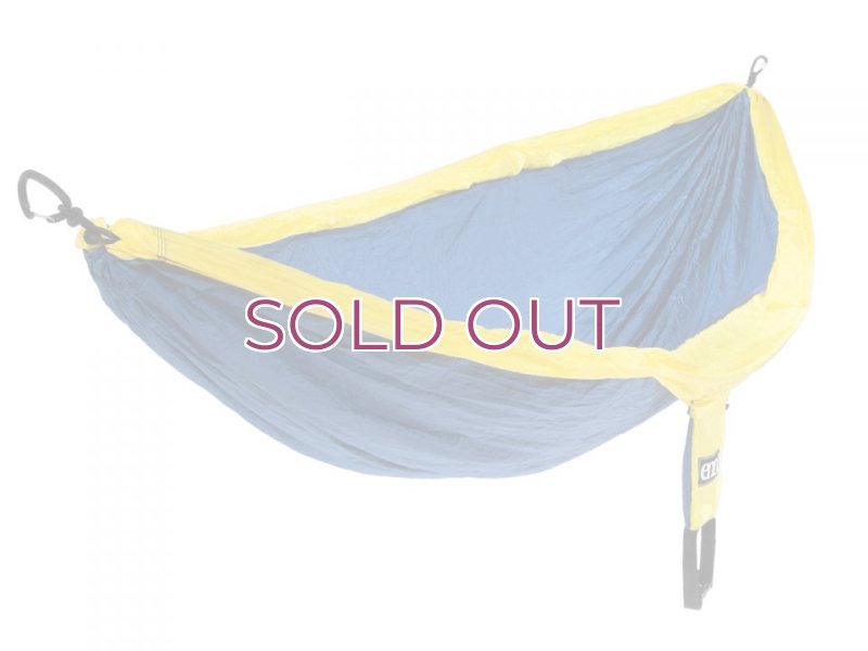 画像1: ENO Eagle Nest Outfitters DoubleNest Hammock イーノ ダブルネスト ハンモック Sapphire/Yellow (1)