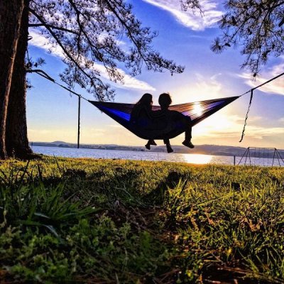 画像2: ENO Eagle Nest Outfitters DoubleNest Hammock イーノ ダブルネスト ハンモック 3色カラー Retro Tri 2