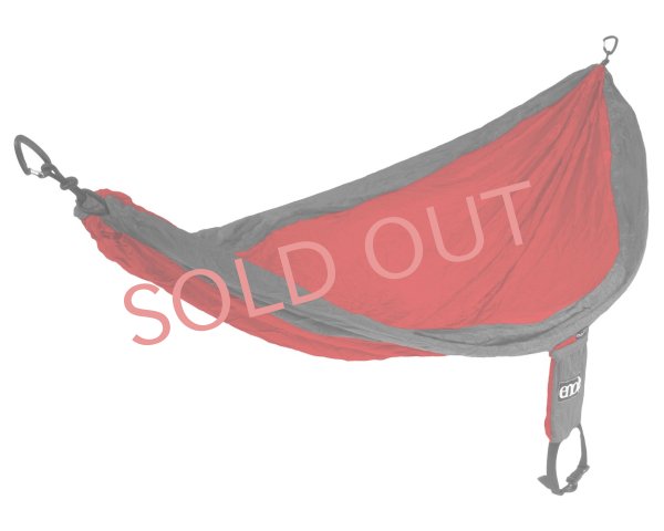 画像1: Eagle Nest Outfitters SingleNest Hammock ENO シングルネスト ハンモック レッド/チャコール (1)