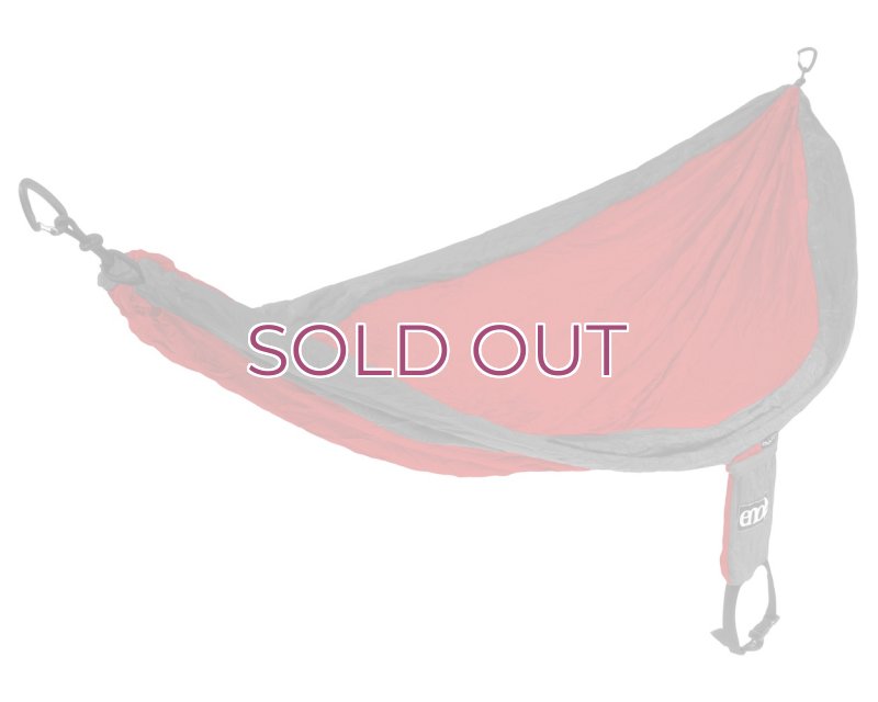 画像1: Eagle Nest Outfitters SingleNest Hammock ENO シングルネスト ハンモック レッド/チャコール (1)