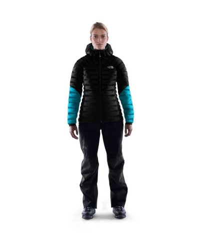 画像1: The North Face Summit L3 Down Hoodie Jacket Women's ノースフェイス サミット Ｌ３ フード付き ダウンジャケット 女性用 米国 アメリカ仕様 USA 日本未発売 