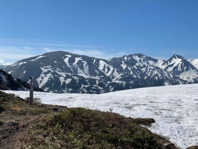 画像1: 雪倉岳バッジ 朝日小屋公式グッズ　