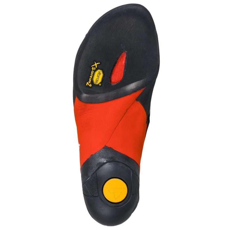 画像7: La Sportiva SKWAMA Black/Poppy ZFCS005 スポルティバ スクワマ クライミングシューズ ブラック ポピー (7)