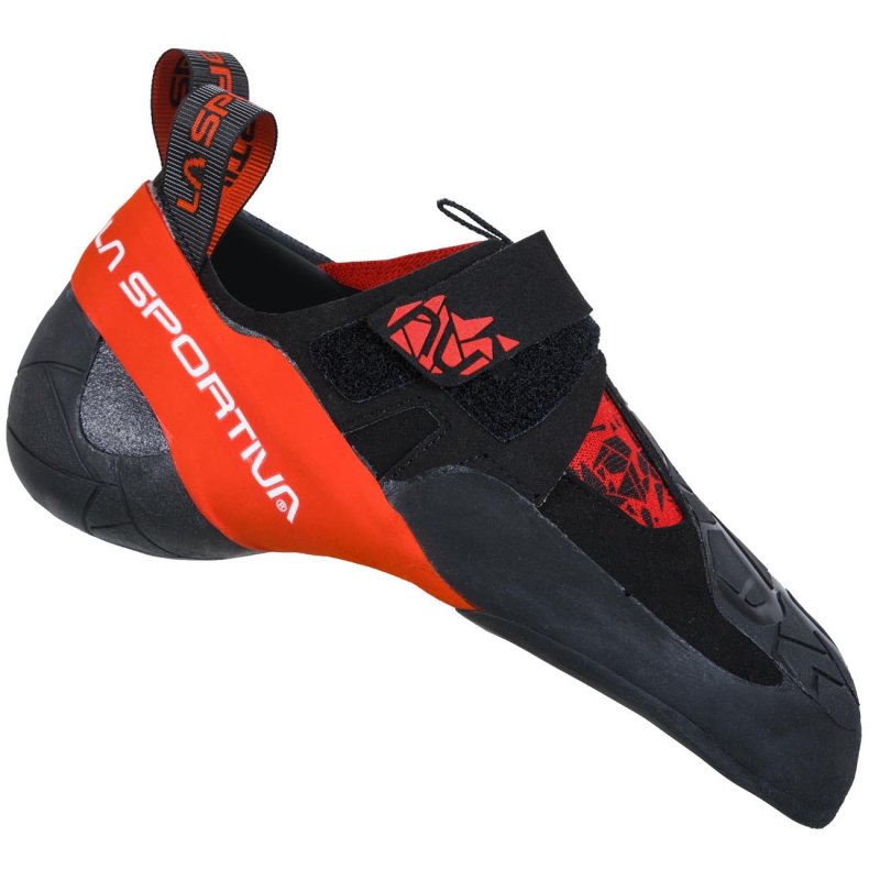 画像2: La Sportiva SKWAMA Black/Poppy ZFCS005 スポルティバ スクワマ クライミングシューズ ブラック ポピー (2)