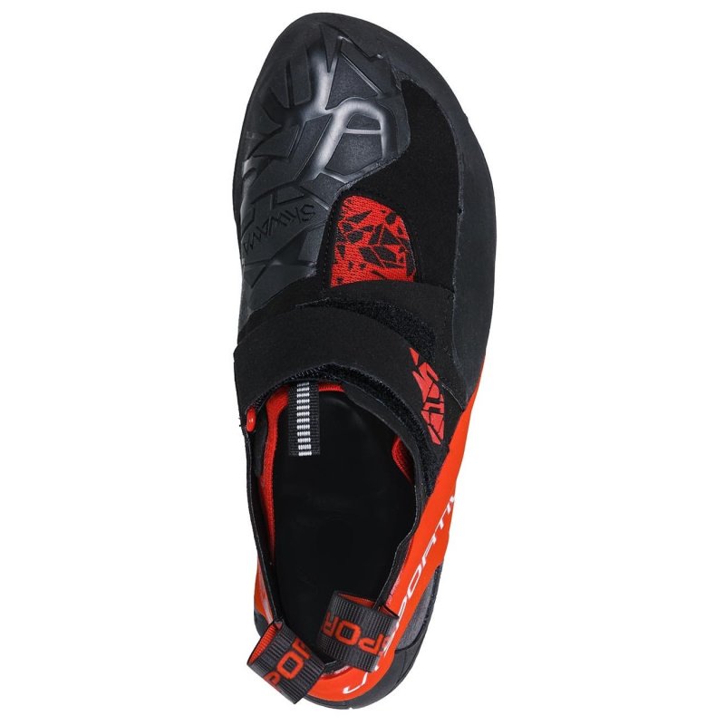 画像6: La Sportiva SKWAMA Black/Poppy ZFCS005 スポルティバ スクワマ クライミングシューズ ブラック ポピー (6)