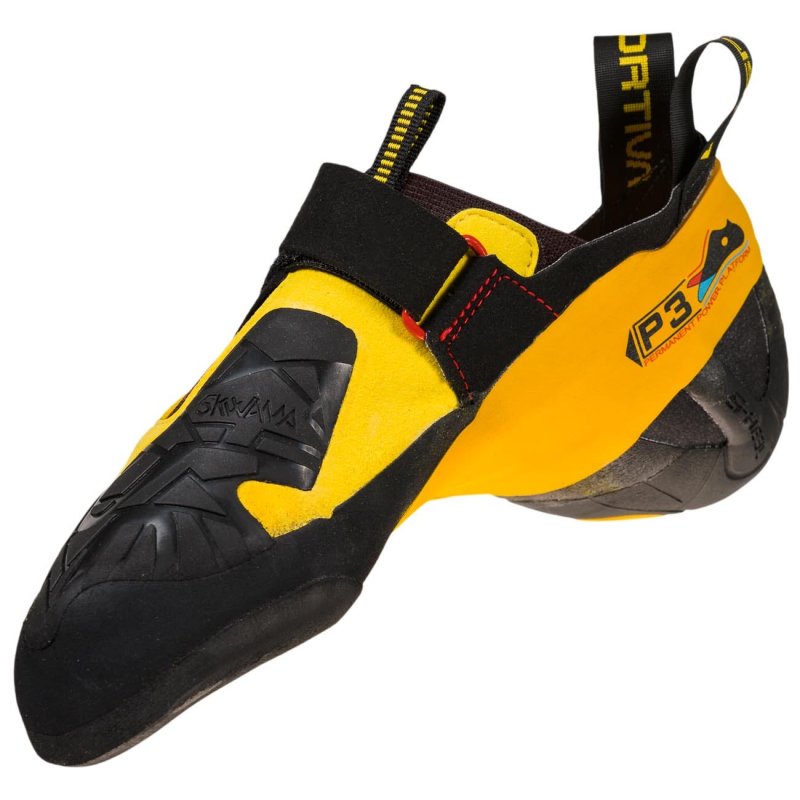 画像4: La Sportiva SKWAMA Black/Yellow ZFCS005  スポルティバ スクワマ ブラック イエロー クライミングシューズ (4)