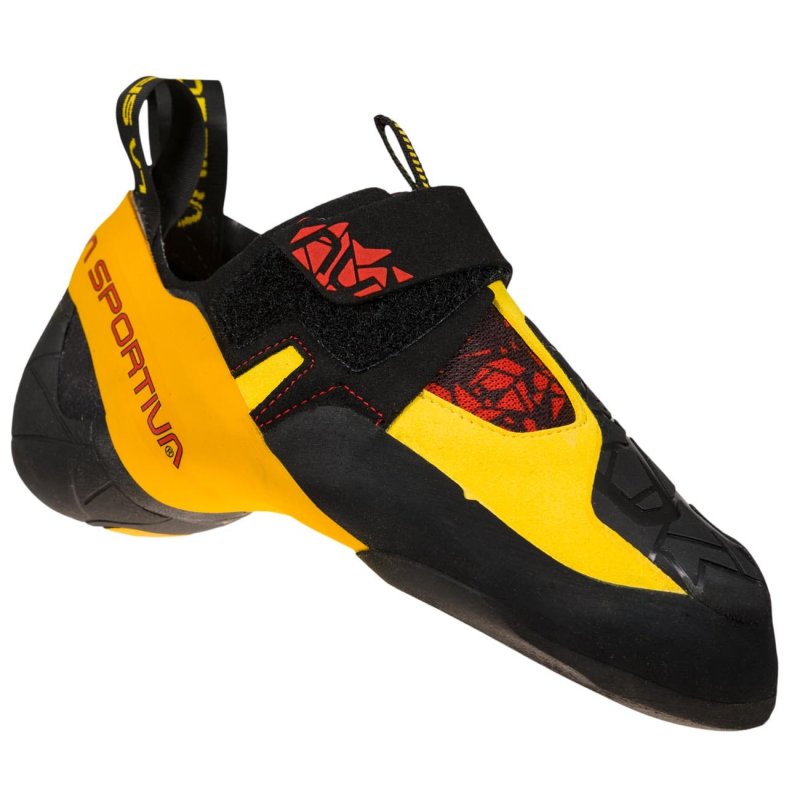 画像2: La Sportiva SKWAMA Black/Yellow ZFCS005  スポルティバ スクワマ ブラック イエロー クライミングシューズ (2)