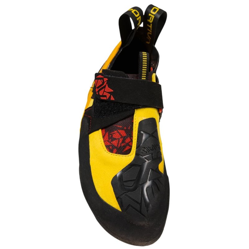 画像3: La Sportiva SKWAMA Black/Yellow ZFCS005  スポルティバ スクワマ ブラック イエロー クライミングシューズ (3)