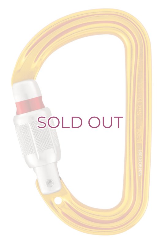 画像1: PETZL Sm'D SCREW ROCKING CARABINER ペツル エスエムディ スクリューロック カラビナ (1)