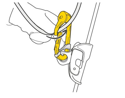 画像3: PETZL ROLLCLIP A Lock CARABINER Pulley  ペツル ロールクリップ Ａ カラビナ型プーリー