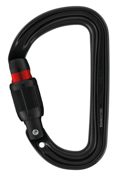 画像1: PETZL Sm'D Locking Carabiner Screw Lock Professional  ペツル SmD エスエムディ ロッキング カラビナ スクリューロック ブラック プロ (1)