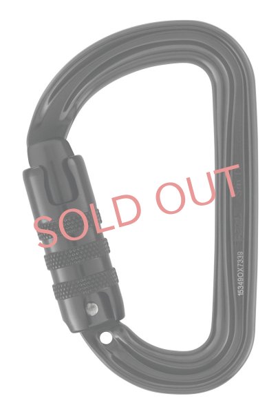 画像1: PETZL Sm'D Locking Carabiner Triact Lock Professional  ペツル SmD エスエムディ ロッキング カラビナ トライアクトロック ブラック プロ (1)