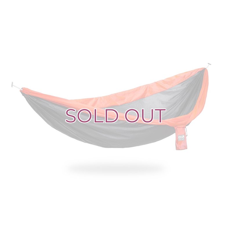 画像1: ENO Eagle Nest Outfitters SuperSub™ Ultralight Hammock Orenge/Charcoal イノー スーパーサブ 超軽量 ハンモック  (1)