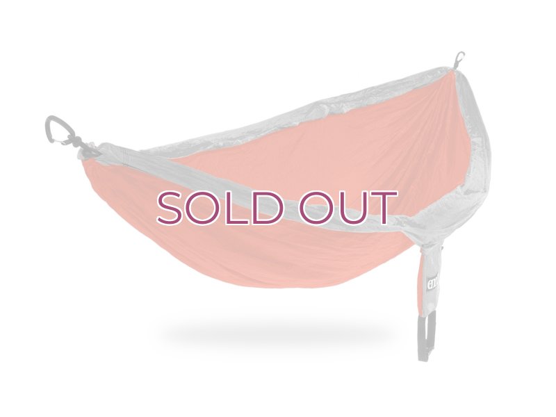 画像1: ENO Eagle Nest Outfitters DoubleNest Hammock イーノ ダブルネスト ハンモック Orenge/Grey (1)