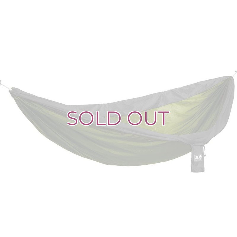 画像1: ENO Eagle Nest Outfitters SuperSub™ Ultralight Hammock Lichen/Charcoal イノー スーパーサブ 超軽量 ハンモック  (1)