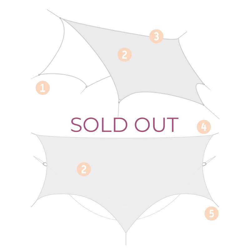 画像4: ENO Eagle Nest Outfitters ENO DryFly Rain Tarp 2020 イーノ ドライフライ レインタープ 防水タープ (4)