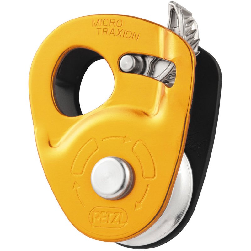 画像1: PETZL Micro Traxion Self Jamming Pulley P53 ペツル マイクロ トラクション セルフジャミングプーリー (1)
