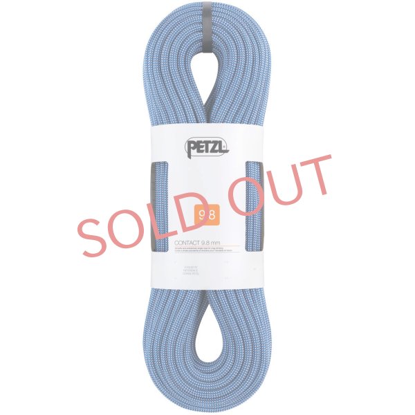 画像1: PETZL Contact 9.8mm Single Climbing Rope ペツル コンタクト 9.8mm クライミングロープ (1)