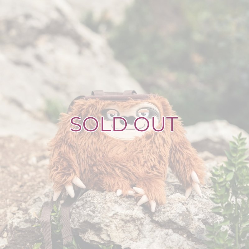 画像3: YY Vertical Sloth Chalk Bag ワイワイバーチカル ナマケモノ チョークバッグ  (3)