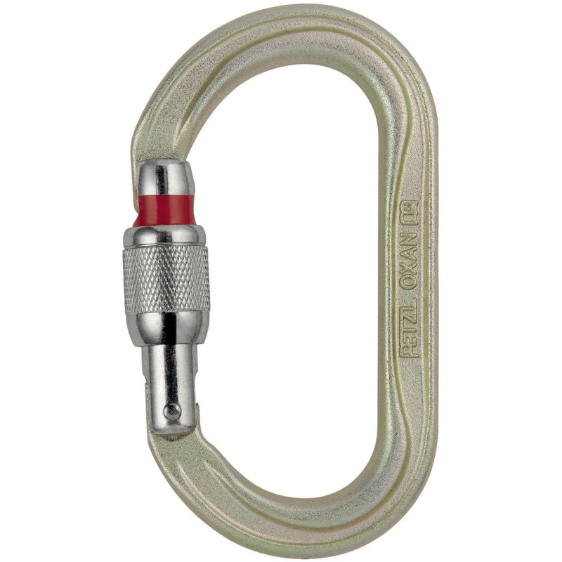 画像1: PETZL OXAN Carabineer Screw Lock Professional  ペツル オグザン ロッキング カラビナ スクリューロック ブラック プロ (1)