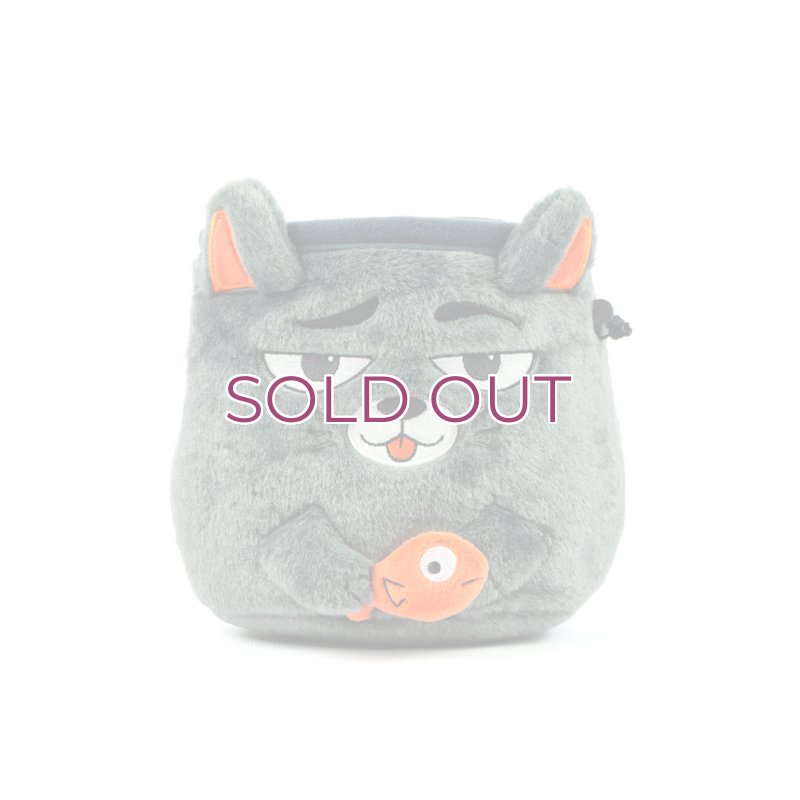 画像1: YY Vertical Cat Chalk Bag  ワイワイバーチカル キャット 猫 チョークバッグ  (1)