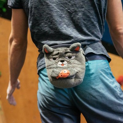 画像1: YY Vertical Cat Chalk Bag  ワイワイバーチカル キャット 猫 チョークバッグ 