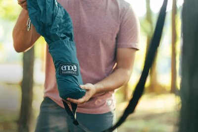 画像3: ENO TravelNest Hammock + Straps Combo Marine イーノ トラベルネスト ハンモック + ストラップ セット 紺