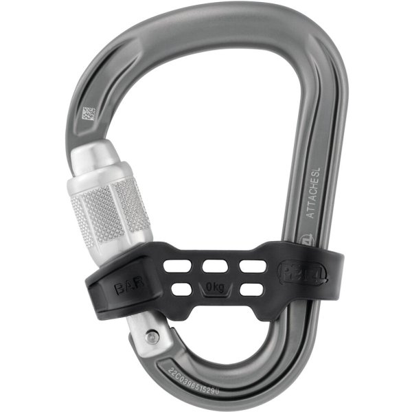 画像1: PETZL Attache Bar SCREW ROCKING CARABINER ペツル アタッシュ バー スクリューロック カラビナ (1)