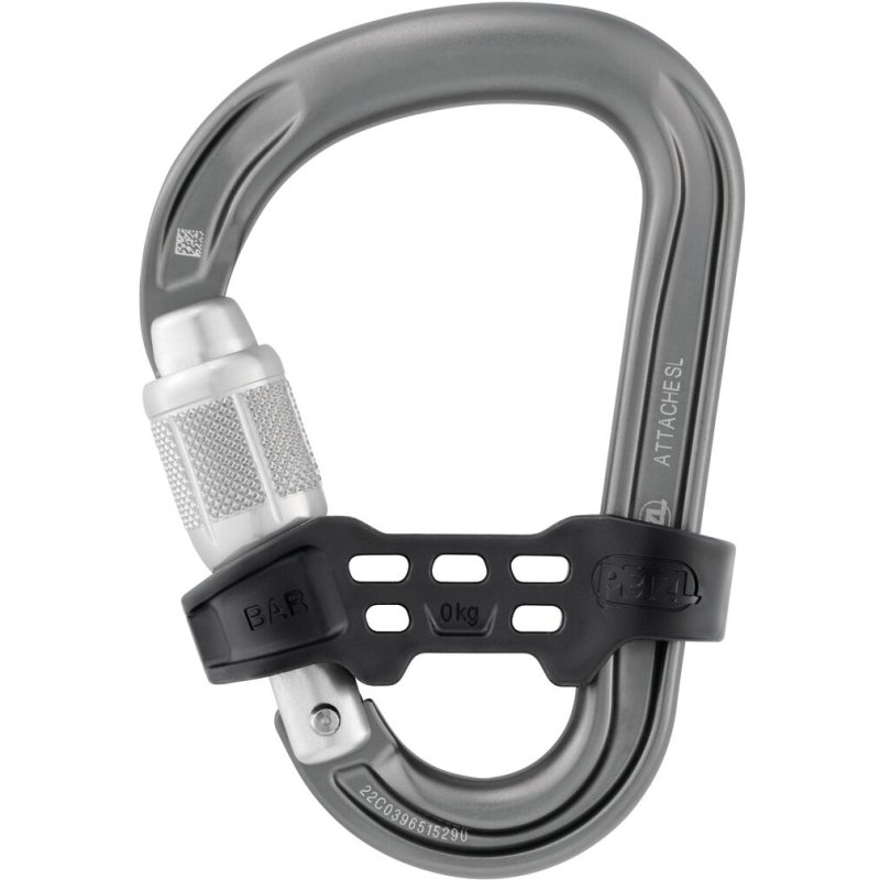 画像1: PETZL Attache Bar SCREW ROCKING CARABINER ペツル アタッシュ バー スクリューロック カラビナ (1)