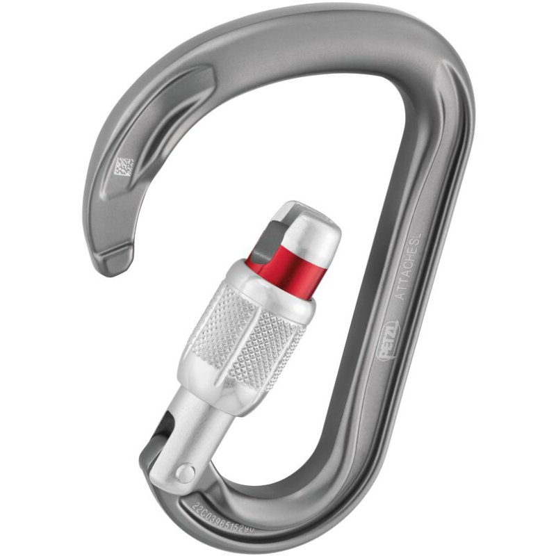 画像3: PETZL Attache SCREW ROCKING CARABINER ペツル アタッシュ スクリューロック カラビナ (3)