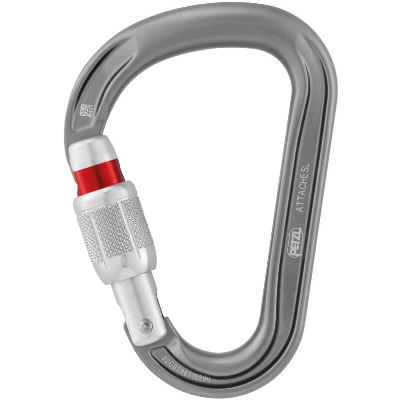 画像1: PETZL Attache SCREW ROCKING CARABINER ペツル アタッシュ スクリューロック カラビナ (1)
