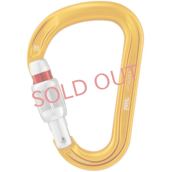 画像1: PETZL Attache SCREW ROCKING CARABINER ペツル アタッシュ スクリューロック カラビナ (1)