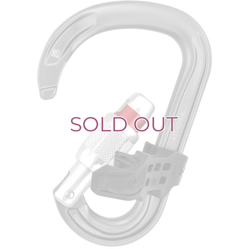 画像3: PETZL Attache Bar SCREW ROCKING CARABINER ペツル アタッシュ バー スクリューロック カラビナ (3)