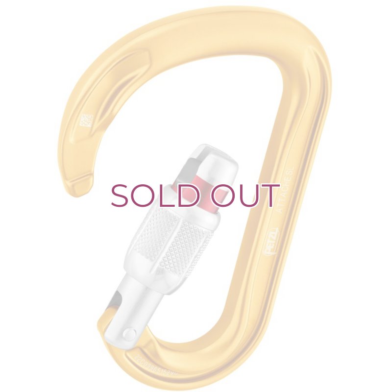 画像3: PETZL Attache SCREW ROCKING CARABINER ペツル アタッシュ スクリューロック カラビナ (3)