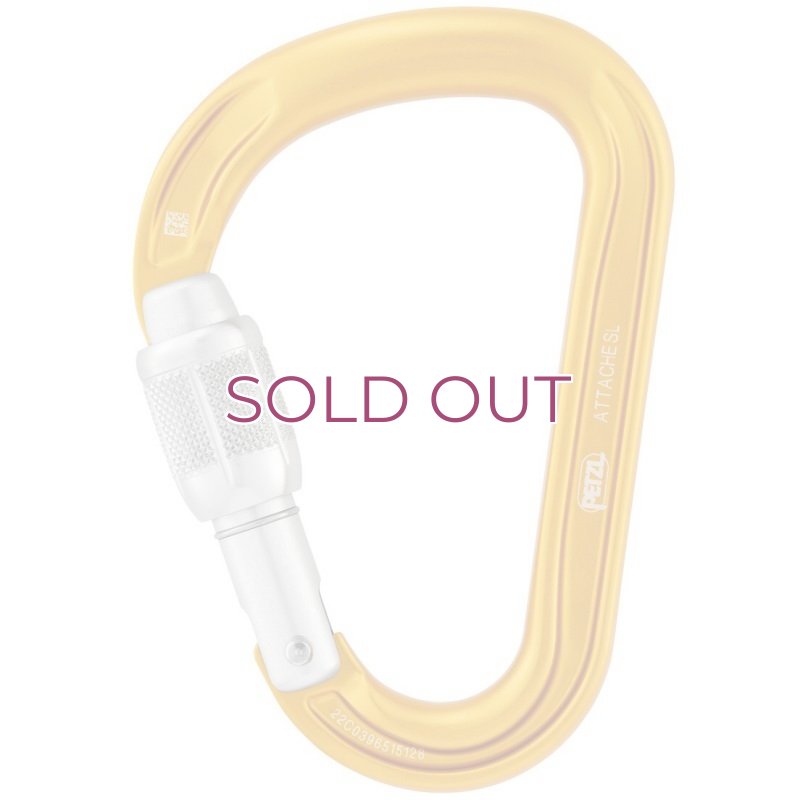 画像2: PETZL Attache SCREW ROCKING CARABINER ペツル アタッシュ スクリューロック カラビナ (2)