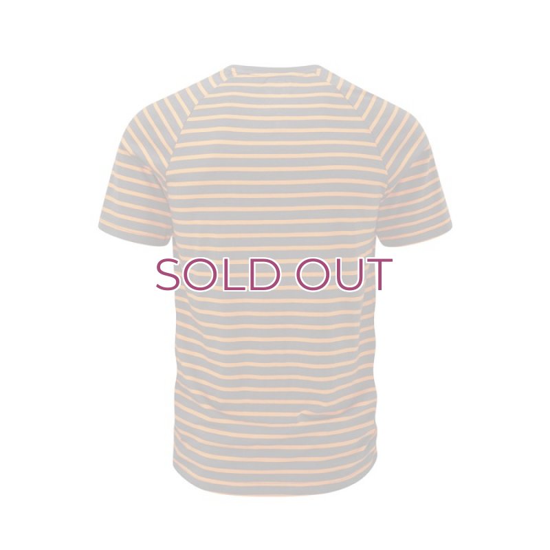 画像8: MOON Men’s Striped TTS Technical T-Shirt  ムーン ストライプ ボーダー テクニカル Tシャツ (8)