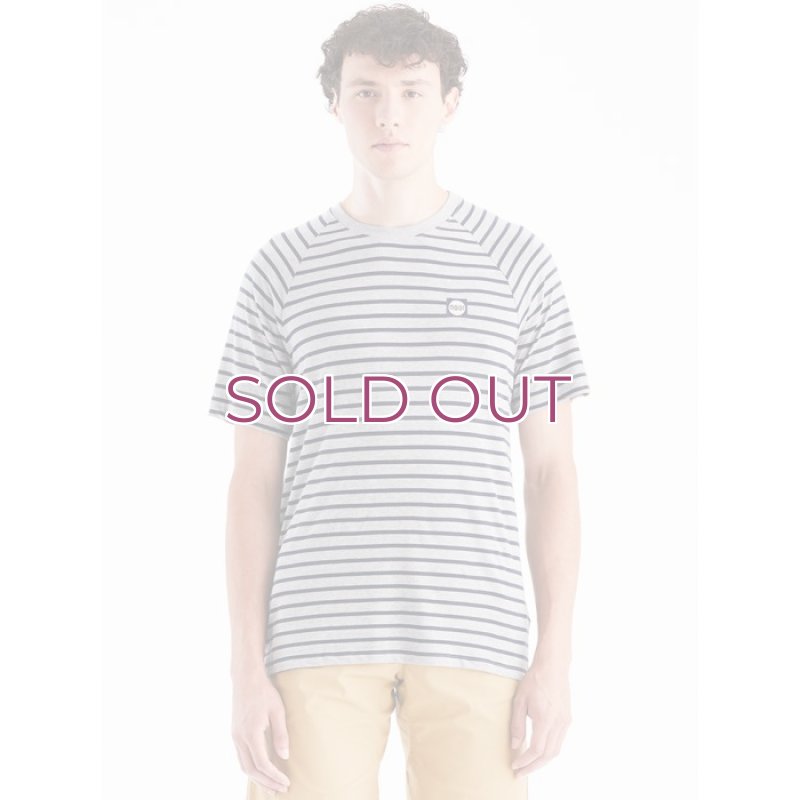 画像3: MOON Men’s Striped TTS Technical T-Shirt  ムーン ストライプ ボーダー テクニカル Tシャツ (3)