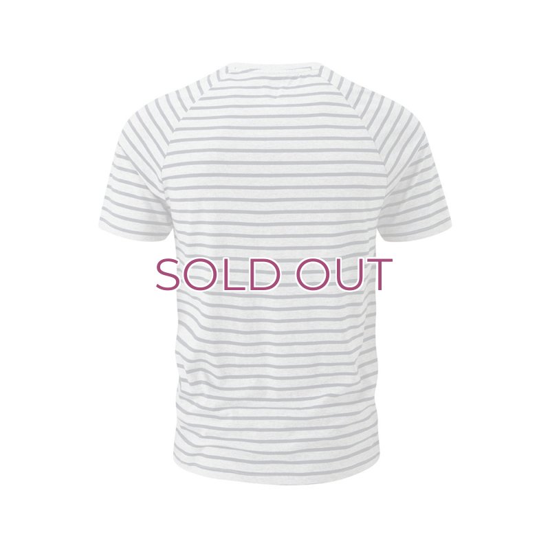 画像2: MOON Men’s Striped TTS Technical T-Shirt  ムーン ストライプ ボーダー テクニカル Tシャツ (2)