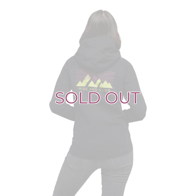 画像3: Black Diamond Women's Rise and Climb Full Zip Hoody  ブラックダイヤモンド ライズ クライム フルジップ フーディ 女性用 スウェット トレーナー (3)