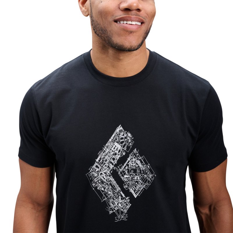 画像5: Blackdiamond Men's Engineered Diamond Short Sleeve Tee  ブラックダイヤモンド エンジニア TEE 男性用 Tシャツ (5)
