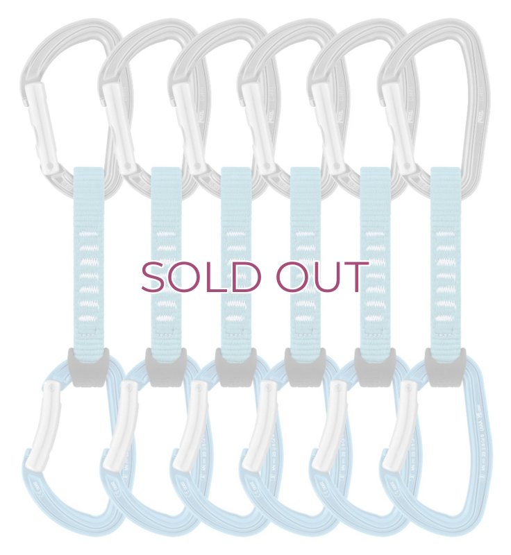画像1: PETZL DJINN AXESS Quickdraw 6 Pack  ペツル ジン アクセス クイックドロー 12cm 6本パック (1)