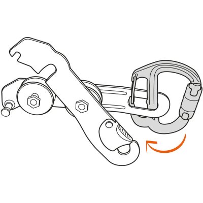画像1: PETZL Freino Z Professional ペツル フレイノ Ｚ プロ ツイストロック ロッキング カラビナ